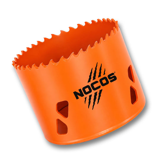 NOCOS Bi-Metall Lochsäge 68 mm HSSE Co 8 % - Profi-Qualität - ohne Halter - Für Holz, Rigips, Metall & Edelstahl | Easy-Plug-System | 48 mm Schnitttiefe | RadialCut Zähne für präzise Schnitte